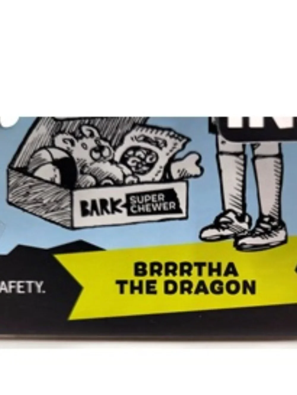 BARK Super Chewer Small Brrrtha The Dragon Durable Dog Chew Toy